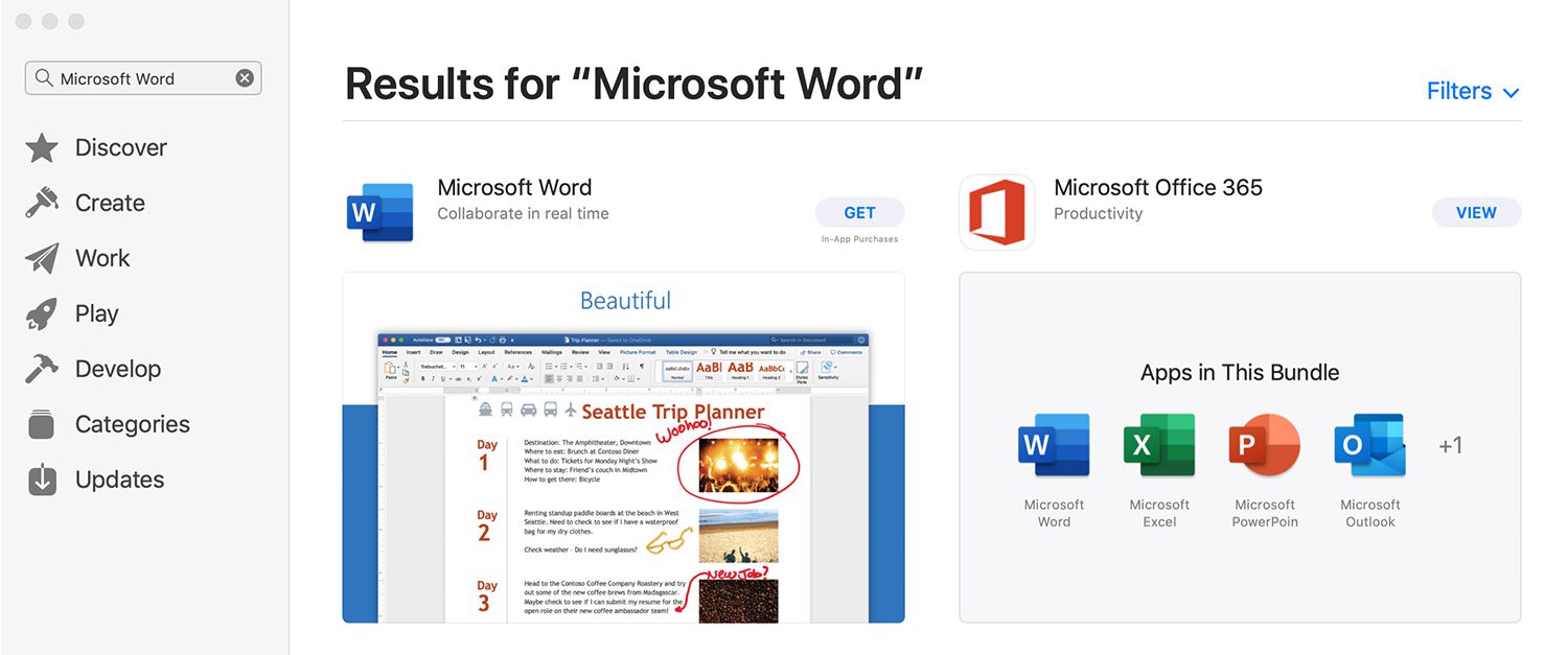 buying word and excel for mac